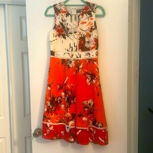 Karl Lagerfeld floral dress.